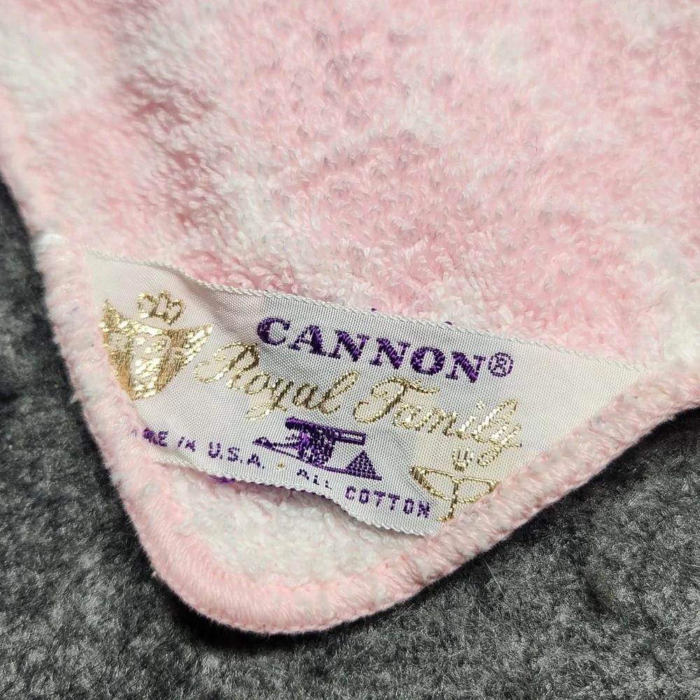 Cannon Embassy Rose Floral Double Bed Sheets Fitted Flat Pillowcases Towels NOS